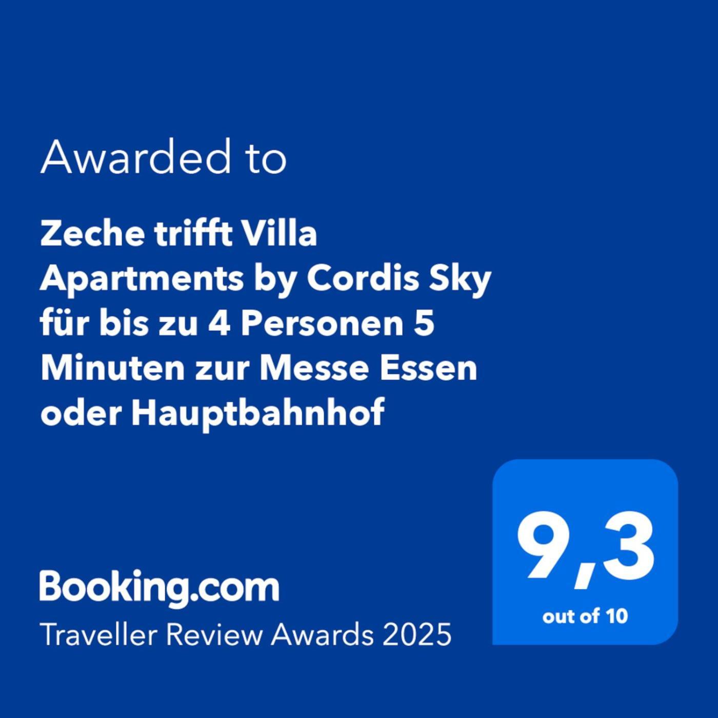 Zeche Trifft Villa Apartments By Cordis Sky Fuer Bis Zu 4 Personen 5 Minuten Zur Messe Essen Oder Hauptbahnhof Buitenkant foto